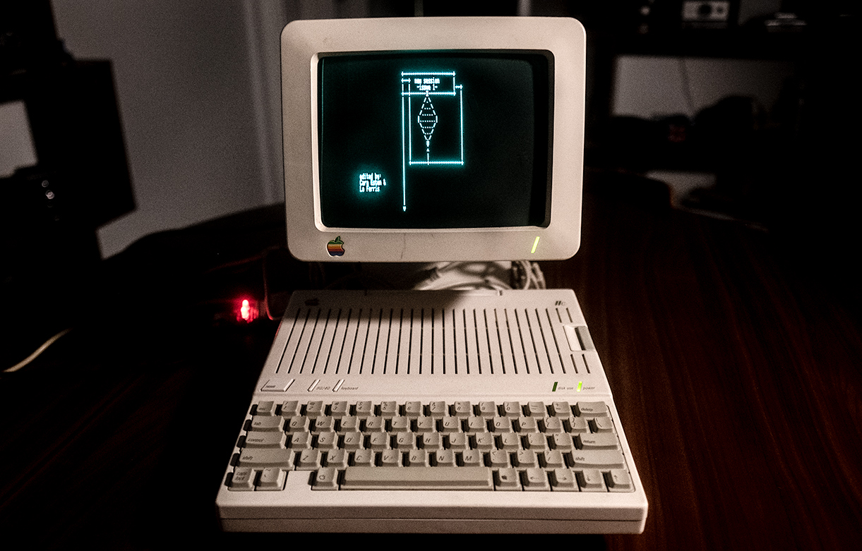 new session, issue 1 on an apple IIc